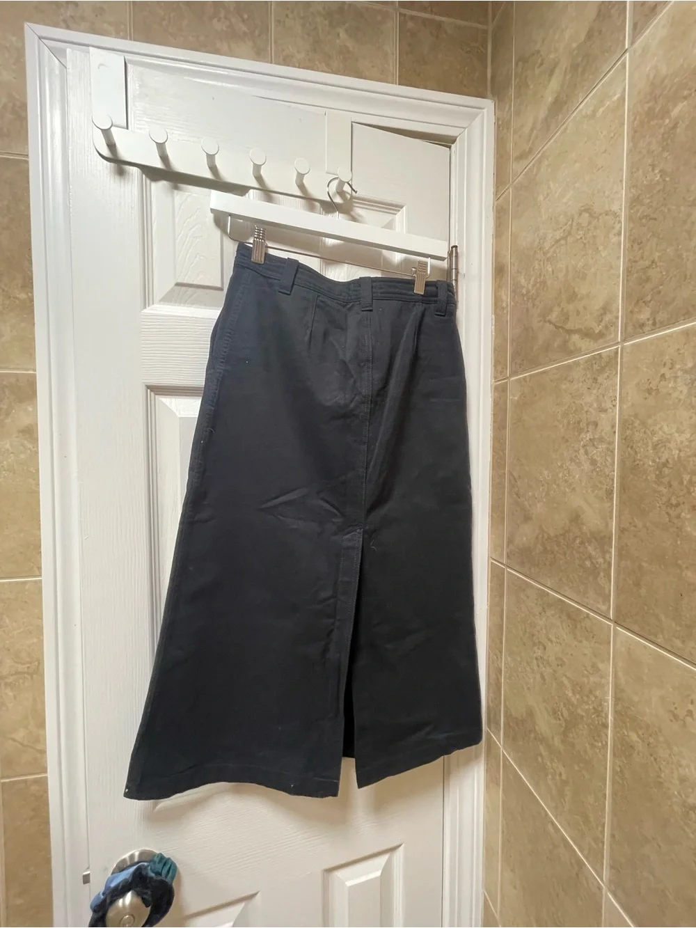 Aritzia Black Maxi Skirt with Front Pockets